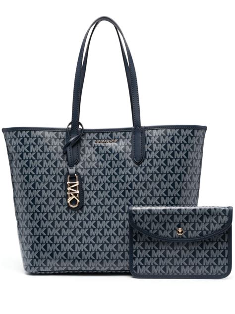 blaue michael kors strandtasche lg ew tote michael kors|Michael Kors EW Large Tote .